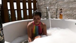 Mini Mamba Unleashes Her Inner Freak 247 Sucking, Bending and Steaming with the BIGGEST Dicks