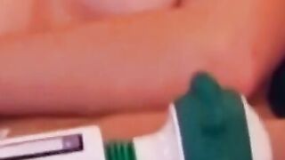 UNLEASH THE BEAST Insatiable 18yo MILF Riders DILDO in Reverse Cowgirl Frenzy