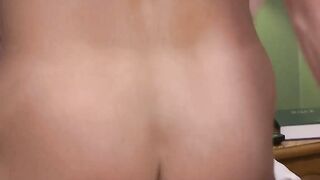CALVIN BANKS LOSES VIRGINITY TO A MAMMOTH  handing it to a complete newbie 