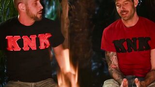Frat Anarchy Buck Richards Gets Torched by Johnny Ford in Sizzling Bonfire Brutality