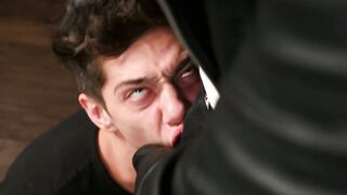 IAN HOLMES DEADLINE FOR DEBT throatfuck submission and bondage Torture