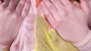 UNLEASH THE CUM DELUGE! Aria Valencia Devours a Mountainous Load, Begging for More
