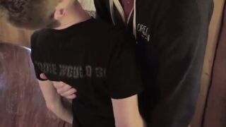 Teen is raw drilled by his daddy after playing with his cock