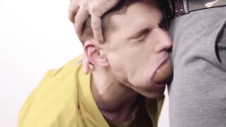 STEPUP YOUR GAME Dashing Stepdad Disciplines Young Gay with Brutal Raw Pounding!