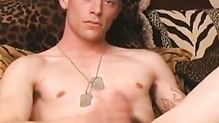 bCRAZY SOLDIER UNLEASHED DIRTY, NAZY, hairy military Rookie JERKS OFF like a GODb