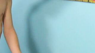 BLOWJOB BRAWL  Insatiable Blonde Twink Takes His Massive Cock for a Spin Before Getting Hammered Naked and Raw!