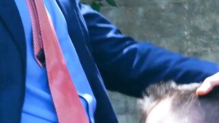 Hunk Joe Gillis hires Leo Grin as party planner and fuck buddy