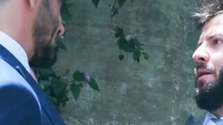 Hunk Joe Gillis hires Leo Grin as party planner and fuck buddy