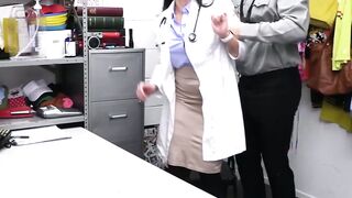 BAD DOCTOR SHEENA RYDER TAKES ROUGH POUNDING AFTER BEING CAUGHT STEALING... And She Cant Even Write A Prescription For Some Grease!
