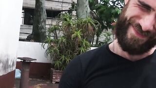 Unleash the Beast 4 Bearded Latinos Nail Straight Man in Raw Anal Frenzy
