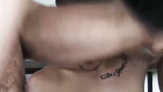 Unleash the Beast 4 Bearded Latinos Nail Straight Man in Raw Anal Frenzy