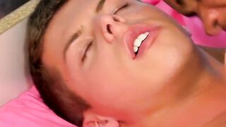 Bareback Bliss Young Black Sultan Drops to His Knees for a sinful Blowjob and Gets Pujected by a Massive White Cock