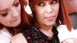 EXCLUSIVE Seduced by the Busty Stepmon MILF  Licking, Toyin and Fing the Innocent Young Redhead in MindBlowing 1080p!