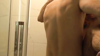 Tattooed TSwirl Powerhouse Unleashes Savage Shower Stomping