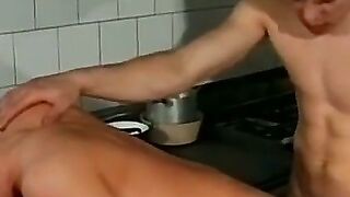 KITCHEN STORM HEAVYHANDED EROTIC ENCOUNTERS WHEN TWO BUILT BODIES LOCK HORNS!