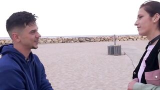BEACH BOMBSHELL Naughty Latina Amy Redhead GETS MERCILESSLY PUNISHED BY A GIANT THROBBING COCK in a sizzling beachside gang bang!!!