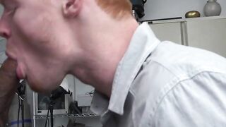 BETTER LUCK NEXT TIME! Black Man Sucks and Fucks Redhead Dude for MONEY in POV!