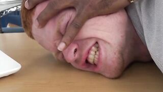 BETTER LUCK NEXT TIME! Black Man Sucks and Fucks Redhead Dude for MONEY in POV!