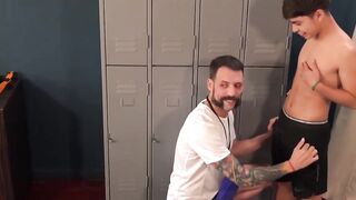 Inked Daddy Joris Devours Sweet Latino Twink Glenn in Insatiable BonerFest