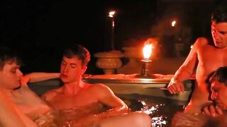 Unleash the BEAST Finn August, Ethan Adams, and Colby Chambers Engage in Epic Orgy Breeding Frenzy!!!
