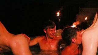 Unleash the BEAST Finn August, Ethan Adams, and Colby Chambers Engage in Epic Orgy Breeding Frenzy!!!