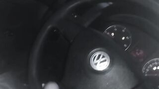 BOYFRIENDS WET DREAM ILL RUB HIS COCK ON THE STEERING WHEEL TIL HE CUMS ALL OVER IT!!!