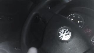 BOYFRIENDS WET DREAM ILL RUB HIS COCK ON THE STEERING WHEEL TIL HE CUMS ALL OVER IT!!!