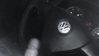 BOYFRIENDS WET DREAM ILL RUB HIS COCK ON THE STEERING WHEEL TIL HE CUMS ALL OVER IT!!!
