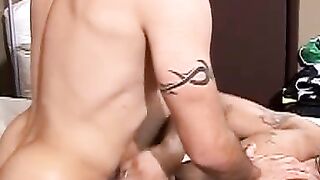 Brazilian Muscle God Sucks and Gets Sucked Dry by Tattooed Giant  The Ultimate AssStretching Domination!
