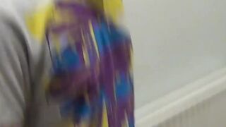 Classy UK MILF Missy Kink blowing fake producers cock