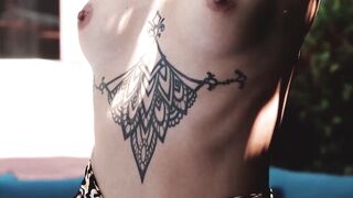 UNLEASH THE WILD ONE Petite Hairy Bombshell Twerks to Ecstasy Outdoors!