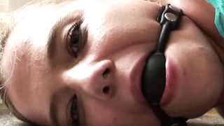 GAGGED AND HELD CAPTIVE  Iveys Brutal BDSM Adventure