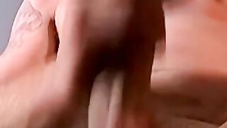 UNLEASH THE BEAST Tattoed Titan Unloads MASSIVE Load of Sticky Cum!