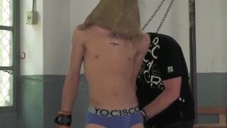 UNBRIDLED PASSION Devilish Cut Twink, Lucas Wild, Endures Scorching Cane Lashes at the Merciless Hands of Dominant Bestial, Vegan Vegan