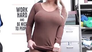 Bombastic Alura Jenson caught shoplifting and dicked down