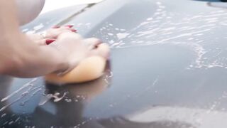 INSANE BOOBS ALERT! Romi Rain TGirl Sensation Takes Ariel Demure to NEW HEIGHTS of Lust  Carnage in EPIC Carwash Frenzy!