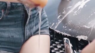 INSANE BOOBS ALERT! Romi Rain TGirl Sensation Takes Ariel Demure to NEW HEIGHTS of Lust  Carnage in EPIC Carwash Frenzy!
