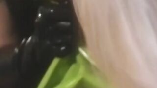 BOOTILICIOUS LESBO BETRAYAL Vintage Busty Victoria Sin Screws CINDY CRAWFORD in Rubber