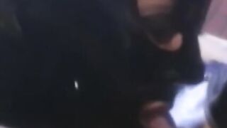 UNLEASH THE DEPTHS OF MADNESS! Masked Sex Kitten Driven Insane by Dominatrixs Pussy Licking and Fingered Rough!