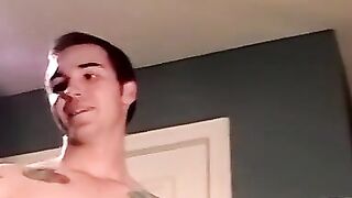UNBELIEVABLE DEBAUCHERY Straight Inked Hunk Grants Girlfriends Wildest Fantasy, Deepthroats Gay Stud