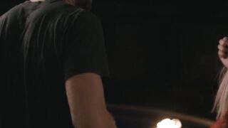 BRUTAL BOMBSHELL Blonde Shemale Goddess Aubrey Kate UNLEASHES Beastly Fury on Hairy Hunks Wesley Woods  His Tight Ass HAD NO CHANCE!