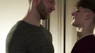 RAW TEMPTATION SlateMounted Hunk Cyrus Stark Unleashes Insatiable Passions On Boyfriend Caden Jackson!
