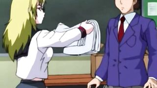 Forbidden Frenzy Anime Lesbians Desecrate the Hallowed Halls of Academia