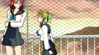 Forbidden Frenzy Anime Lesbians Desecrate the Hallowed Halls of Academia
