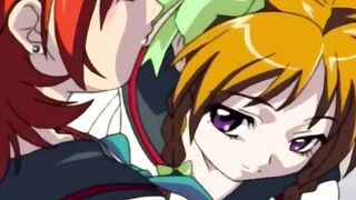 Forbidden Frenzy Anime Lesbians Desecrate the Hallowed Halls of Academia