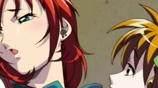 Forbidden Frenzy Anime Lesbians Desecrate the Hallowed Halls of Academia