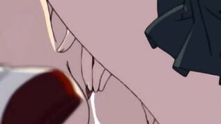 Forbidden Frenzy Anime Lesbians Desecrate the Hallowed Halls of Academia