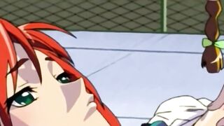 Forbidden Frenzy Anime Lesbians Desecrate the Hallowed Halls of Academia