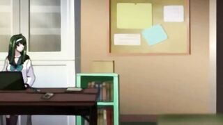 Forbidden Frenzy Anime Lesbians Desecrate the Hallowed Halls of Academia