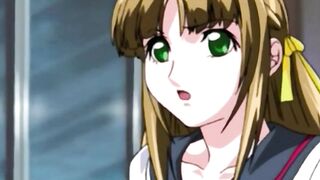 Forbidden Frenzy Anime Lesbians Desecrate the Hallowed Halls of Academia